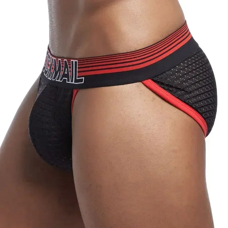Sexy Man's Underwear Briefs Underpants Nylon Mesh Men's Briefs Bikini Underwear Men's Boxer Briefs Nylon Mesh Bikini