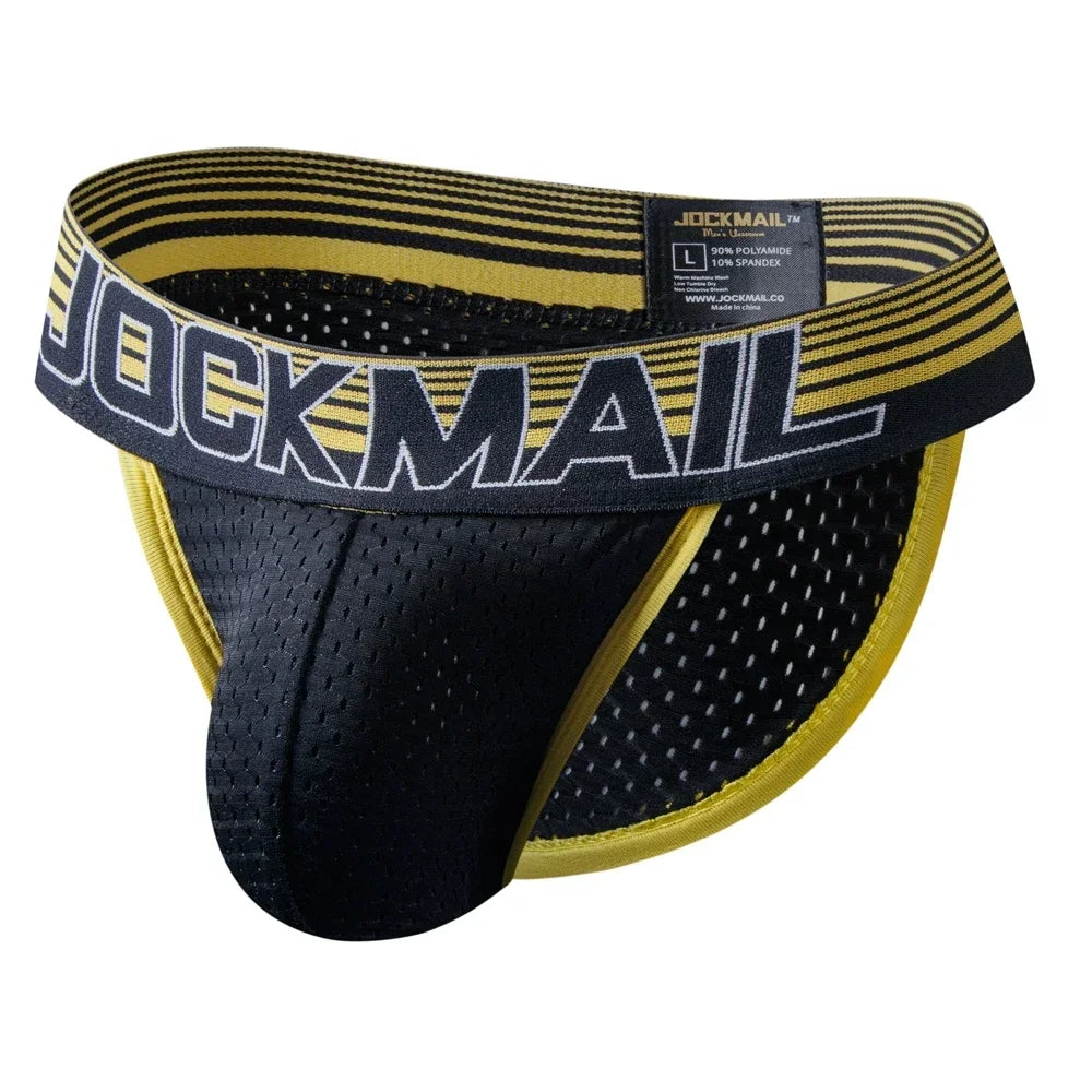 Sexy Man's Underwear Briefs Underpants Nylon Mesh Men's Briefs Bikini Underwear Men's Boxer Briefs Nylon Mesh Bikini