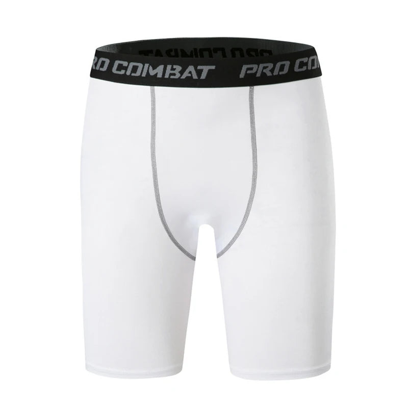 Basketball leggings for men, sports running, fitness training, five point underwear, high elasticity speed dry tight shorts